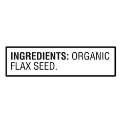 Great Value Organic Whole Flax Seed, 22 oz Free and FastShipping