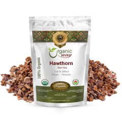 Organic Way Hawthorn Berries Cut & Sifted – Organic, Kosher & USDA Certified