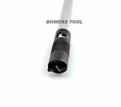 Ullman 5-5/8 in Slotted Flat Screw Starter MADE IN USA Alloy Steel Bit Magnetic