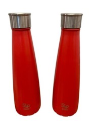 Sip By Swell 15oz Insulated Water Bottle Lot Of 2 In Red Hand Wash Only