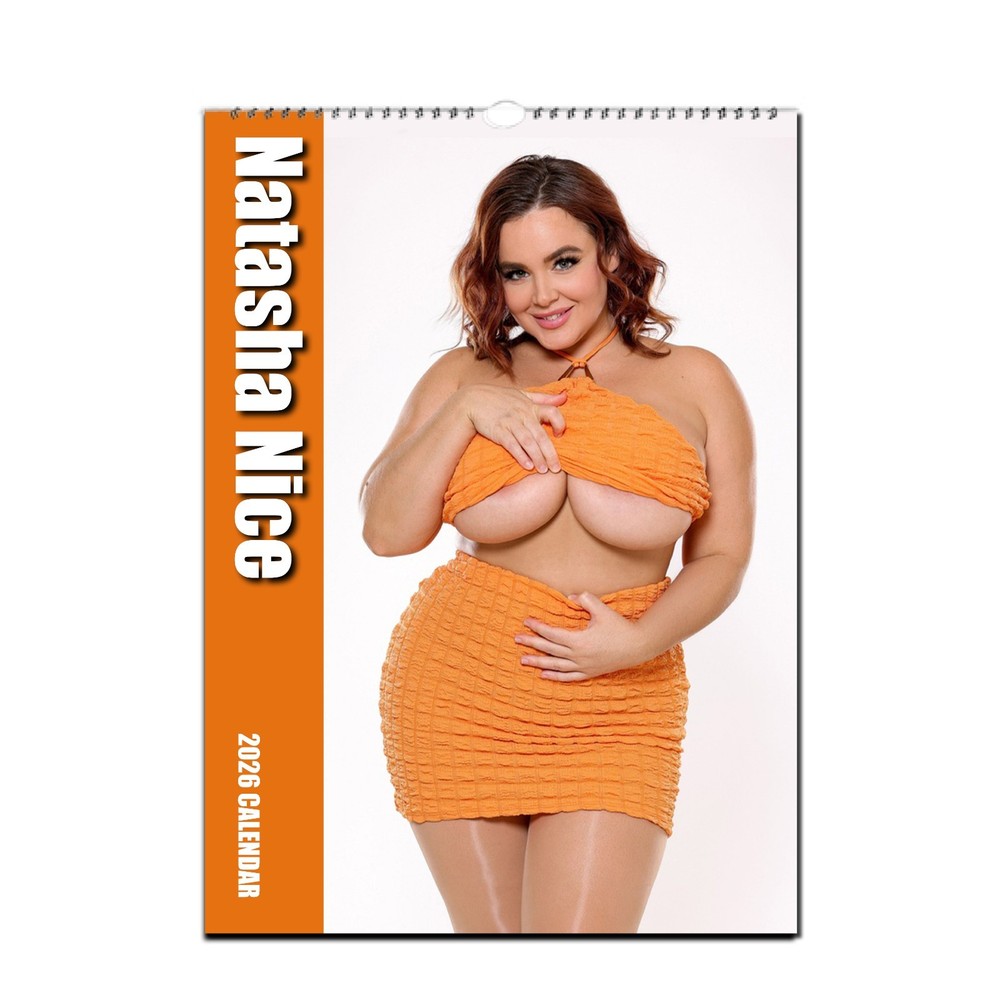 Sexy Hot Natasha Nice 2026/27 Personalised Calendar | Choose start month
