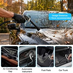 2-in-1 High-Pressure Car Interior Detailing Air Blow Gun Tornado Cleaning Tools