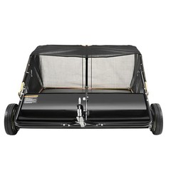 50″ Tow Behind Lawn Sweeper 26 Cu. Ft. Leaf & Grass Collector Adjustable Height