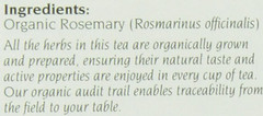 Rosemary Leaf Tea Organic 24 Bag, 0.74 Ounce