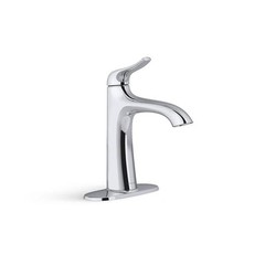 KOHLER Easmor Single-Handle Single Hole Bathroom Faucet in Polished Chrome