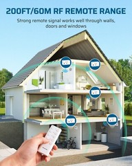 DEWENWILS Remote Control Outlet, Indoor Wireless Remote Outlet Switch 5 Outlets