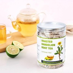 50 Bags Roasted Dandelion Root Tea Bags, 2.5/Bags, Natural Dried Dandelion…