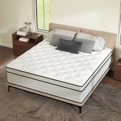 12″ Mattress Full Queen King Size Gel Memory Foam Hybrid Spring Bed in a Box