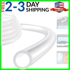 Silicone Tubing,3/8″ ID x 9/6″ OD Pure Silicon Tube High Temp Silicone Hose […