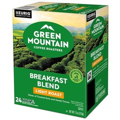 Green Mountain Coffee Breakfast Blend, Keurig K-Cup Pod, Light Roast, 96 Count