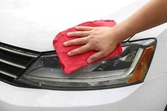Soft Textiles Red Shop Towels 13 x 14 Cleaning Cotton Rags Absorbent Wipers
