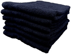 2 Piece Bath Towel Set | 100% Cotton | 27 x 54 | Solid Navy Blue