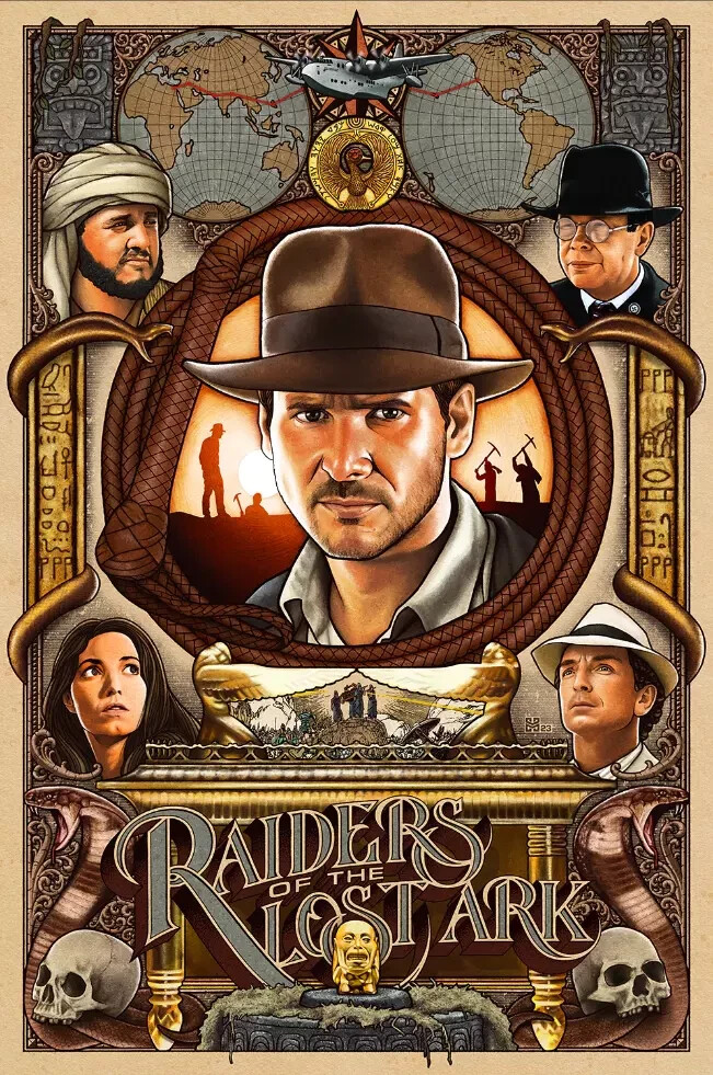 Indiana Jones Raiders of the Lost Ark Movie Giclee Art Print Poster 16×24 Mondo