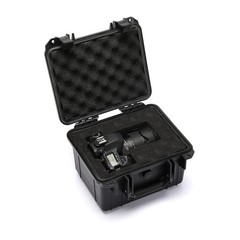 Waterproof Hard Case, 9.3x8x4.4 in, Foam Insert, IP67, Shock Proof, Tool Box