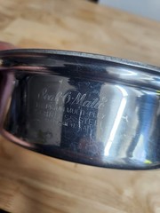 Vintage Seal O Matic 3 Ply 18-8 Stainless Steel Sauté Pan w Lid 8″ x 2″ USA