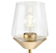 Progress Lighting Avec 24.25 in. 3-Light Brushed Gold Contemporary Bath Vanity