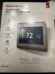Honeywell Home RTH9585WF Wi-Fi 7-Day Programmable Touchscreen Thermostat Silver