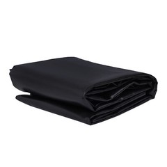 13ft*18ft Black Pond Waterproof Liner 20 Mil Thickness Fish Pond Liner HDPE