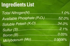 500g Fearleft 1-52-34Flower Fuel Premium Blend Bloom Booster Fertilizer