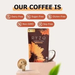 Original Organic Mushroom Coffee – Coffee for Better Energy – 30 Servings