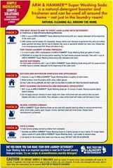 Arm & Hammer Super Washing Soda Detergent Booster & Household Cleaner, 55oz.