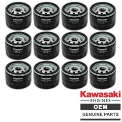 Genuine Kawasaki 49065-0736 Oil Filter (Replace 49065-7007 49065-0721) – 12 PACK