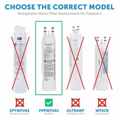 2 Pack Frigidaire FPPWFU01 PWF-1 Refrige PurePour Water &Ice Filter NEW US