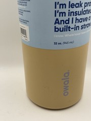 Owala 32 oz FreeSip Stainless Steel Water Bottle Color: Beachfront Yellow READ!