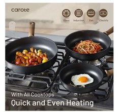 Titanium Nonstick Frying Pan Skillet Induction Compatible 8 Inch Fry Pan Without