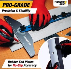 Thunder Grip Stair Tread Template Tool – Deep RED – Adjustable Stairs Jig Tool &