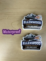 Custom Stickers Logo Product Label Bulk Decal Vinyl Water & Scratch Resistant