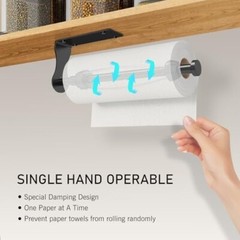 Paper Towel Holder Wall Mount Under Cabinet Adhesive Paper Towel Holder Kitchen