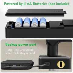 Smart Fingerprint Door Lock, Keyless Entry Front Door Lock Deadbolt