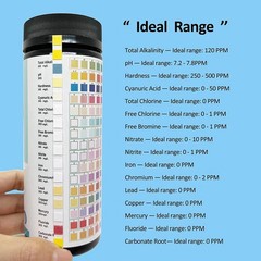 16 in 1 Water Test Kit Strips 100 Count Home Drinking Tap Water Quality Test US