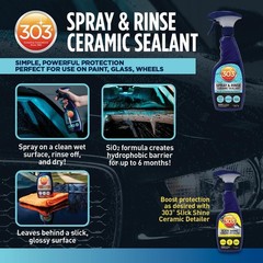 303 Products Spray & Rinse Ceramic Sealant – Quick Ceramic Coating –…