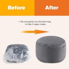 Bean Bag Chair Adults Foam Filled Gaming Sofa Beanbag with Soft Removable Cover