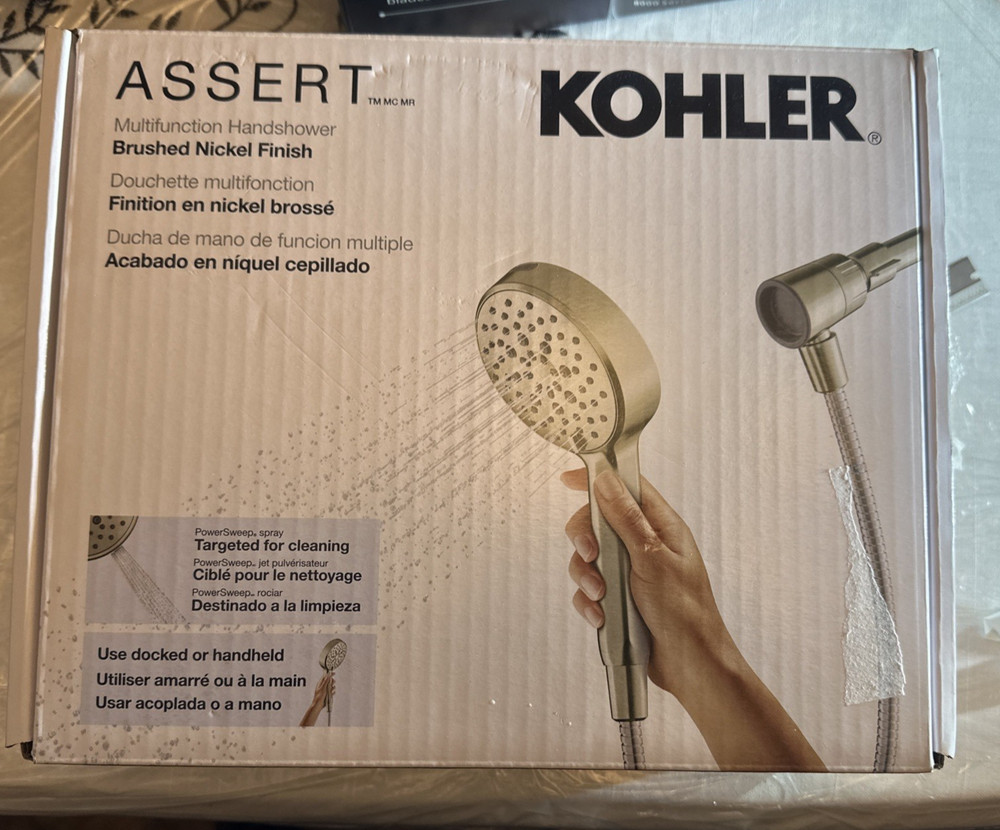 Kohler Assert Multifunction Handshower 1.75GPM R38755-G-BN – Brushed Nickel