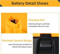 2PACK 18V For Dewalt 18 VOLT XRP Ni-MH 7.0Ah Battery DC9099 DC9096 DC9098 NEW