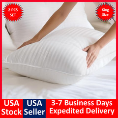 Queen Size Pillow Set of 2 Soft Gel Cushions for All Sleeping Positions UPGRADED