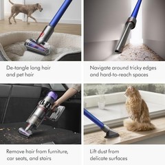 Cordless Vacuum Cleaner, 185AW, 3 Power Modes, 60 Min Runtime, Deep Clean Hard F