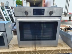 Used SS Bosch Wall Oven 4.6 Cu Ft Built In Model# HBL57M32UCC/02 Good Condition