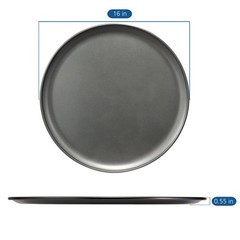 Mainstays 16 inch Non-Stick Pizza Pan, Large, Gray