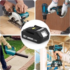 4Pack 18V 3.0AH Battery For Makita 18V Lithium-Ion BL1860B BL1815 BL1850 BL1815