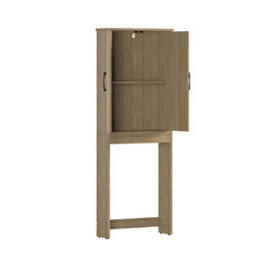 Mainstays Ardent Over-the-Toilet Bathroom Storage Cabinet, Euro Oak