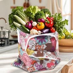 10x Reusable Grocery Bags Large Waterproof Foldable Shopping Tote Bags w/ Handle