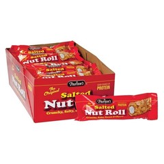 Full Box 24x Pack Pearson’s Original Salted Peanut Packed Nut Roll Candy | 1.8oz