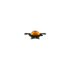 Weber Q1200 Liquid Propane Grill (Orange)