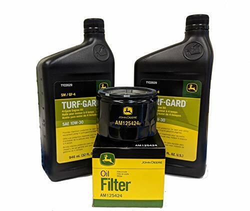 John Deere Original Equipment Oil Change Kit – (2) TY22029 + AM125424