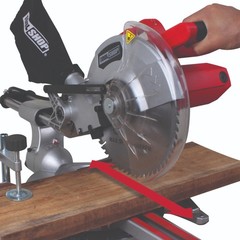 10 in Sliding Compound Miter Saw 15 Amp Single Bevel Corded 2402093