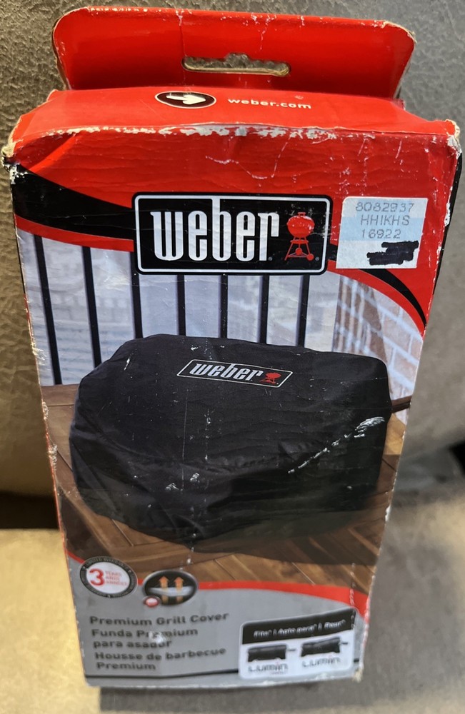 Weber Lumin Electric/Compact Electric Premium Grill Cover 7197 Brand New